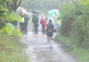 Goatfell 2013 approaching turn and final stretch to Brodick