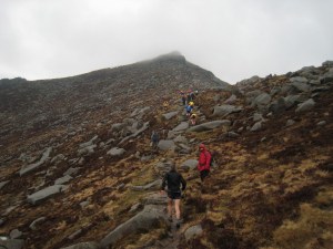 goatfell ascent 2013
